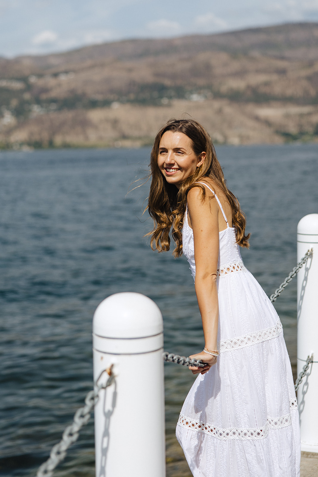 Robyn Clark by the water