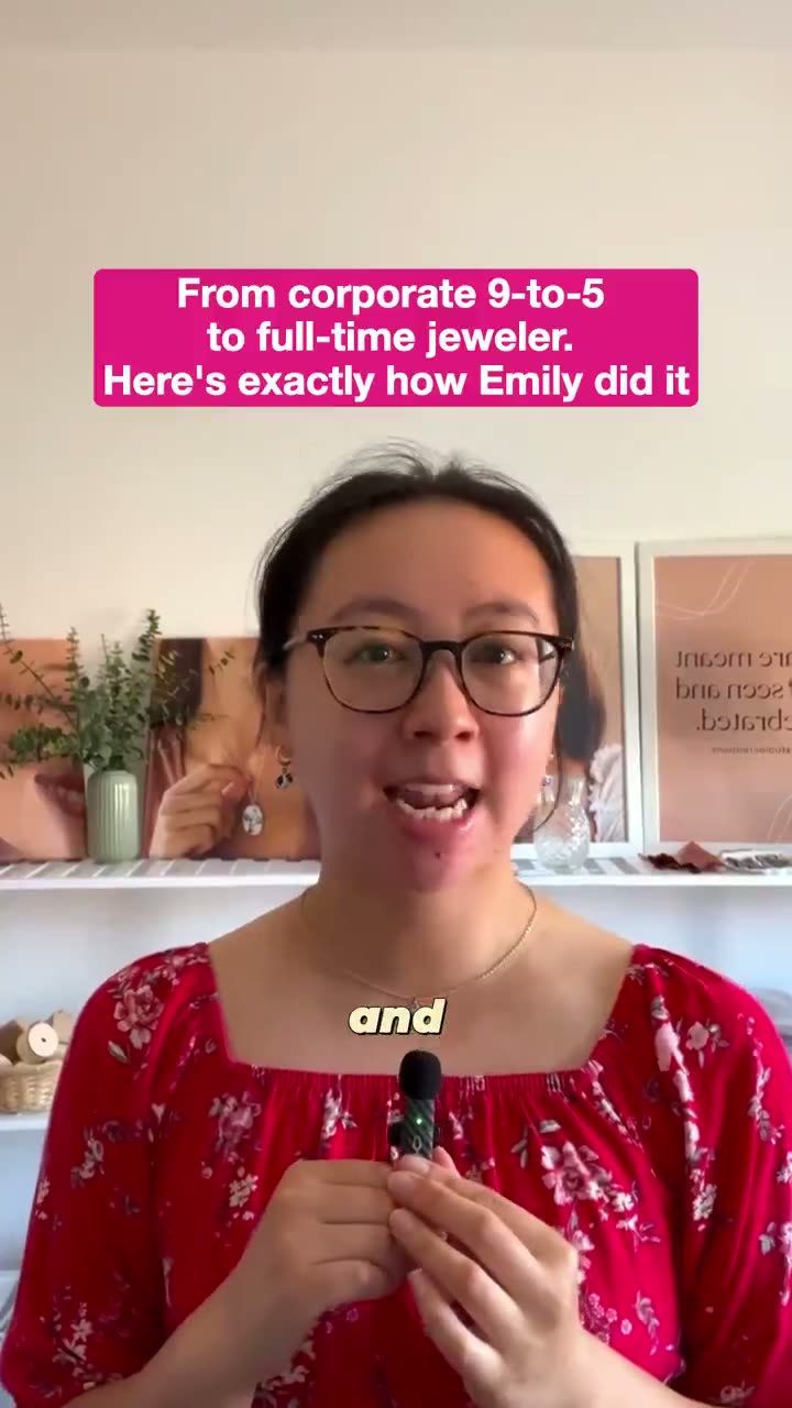 Emily Wan — Full-Time Jewelry Founder client story